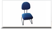 Cadeiras fixas para escritrio - Cadeira executiva Sky L duplo
