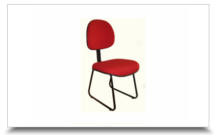Cadeiras fixas para escritrio - Cadeira executiva Sky sanfonada