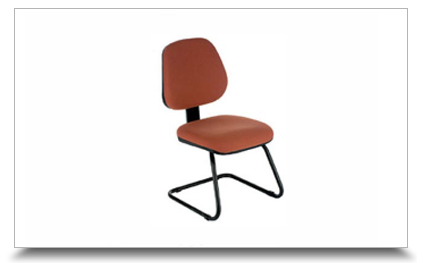 Cadeiras fixas para escritrio - Cadeira Flex executiva Erme