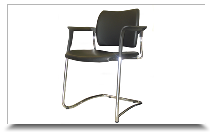 Cadeiras fixas para escritrio - Cadeira Dream Cromada