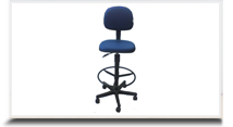 Cadeiras industriais para escritrio - Cadeira Caixa II Estofada Secretria 