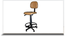 Cadeiras industriais para escritrio - Cadeira Caixa II Estofada Secretria Ponta Cada 