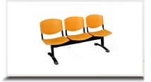 Cadeiras Longarinas para escritrio - 
