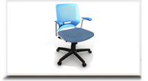 Cadeiras operacionais para escritrio - Cadeira Beezi giratria