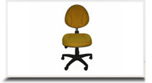 Cadeiras operacionais para escritrio - Cadeira Executiva Lombar Ovalada