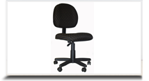 Cadeiras operacionais para escritrio - Cadeira executiva Lombar 