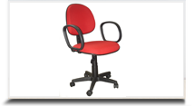 Cadeiras operacionais para escritrio - Cadeira executiva brao fino 