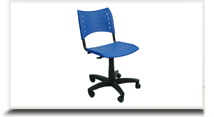 Cadeiras operacionais para escritrio - Cadeira ISO giratria 2  