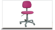 Cadeiras operacionais para escritrio - Cadeira secretria curva