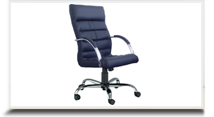 Cadeiras presidente para escritório - Poltrona presidente gomada MD-616 