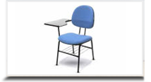 Cadeiras universitrias para escritrio - Universitria New Prancheta Fixa