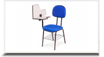 Cadeiras universitrias para escritrio - Cadeira Reta Dobrvel Palito
