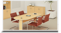 Mesas para reunies para escritrio - Mesa linha UNO modelo 3 