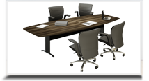 Mesas para reunies para escritrio - Mesa de reunio executiva